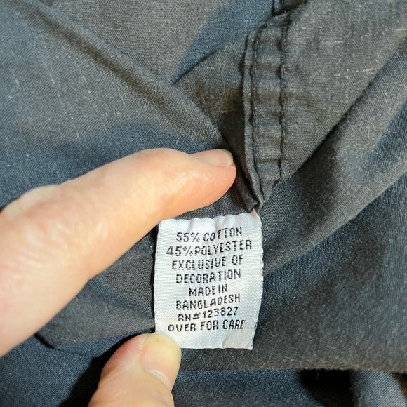 Drill Clothing Co Boys Division Button Down Shirt, Size L (14/16) - Picture 5 of 7